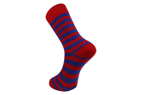 Henry J Socks in Red and Blue